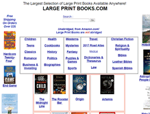 Tablet Screenshot of largeprintbooks.com